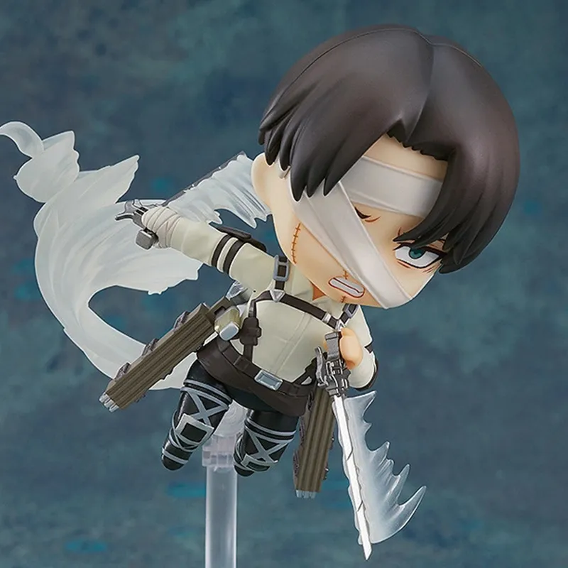 GSC Clay Figure No.2002 Attack On Titan, Final Season, Levi Ackerman Chibi Figures 10cm-3