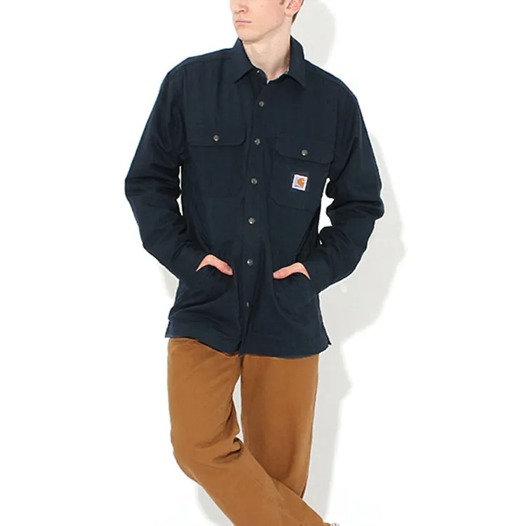 Carhartt Shirts Men Navy Blue-2
