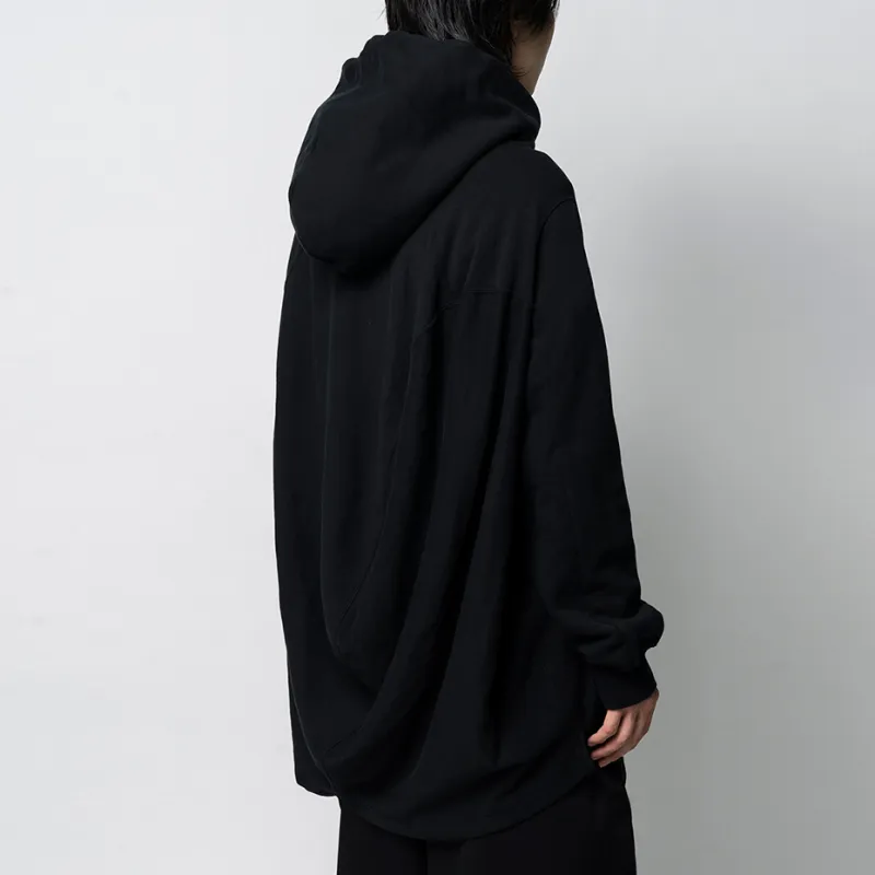 Anrealage Draped Drawstring Hoodie-6
