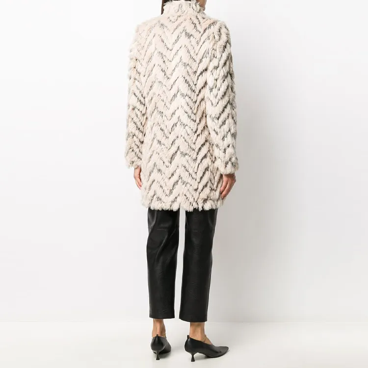 Stella McCartney Jackets Women's Black Beige-4