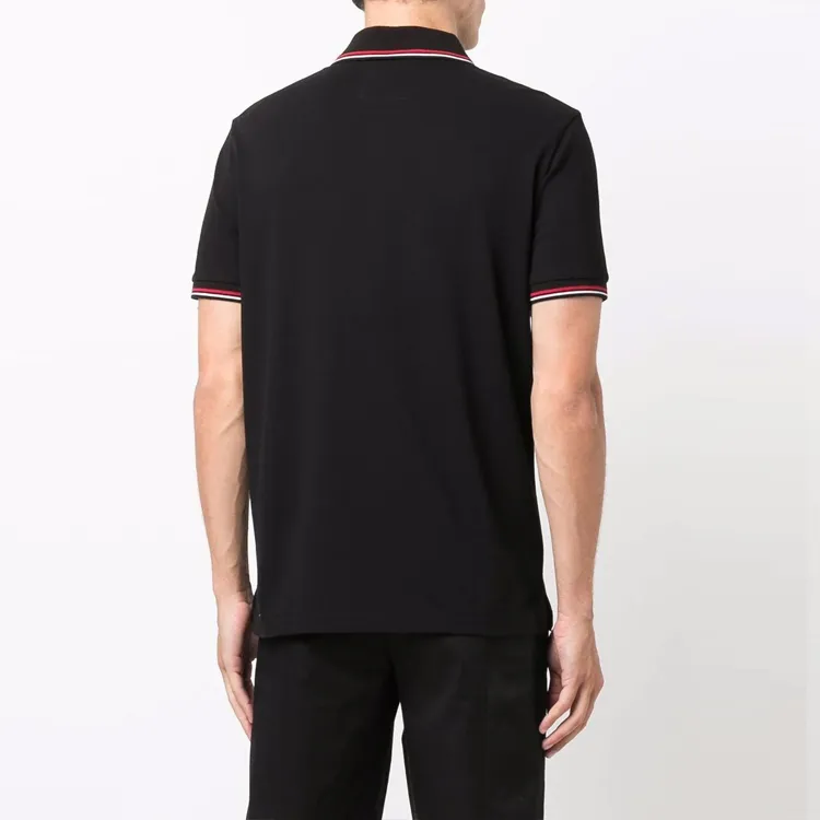 EMPORIO ARMANI Logo Printed Short Sleeved Polo Shirt-5