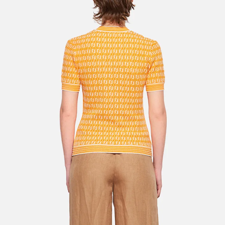FENDI SS21 Sweater Women's Orange-4