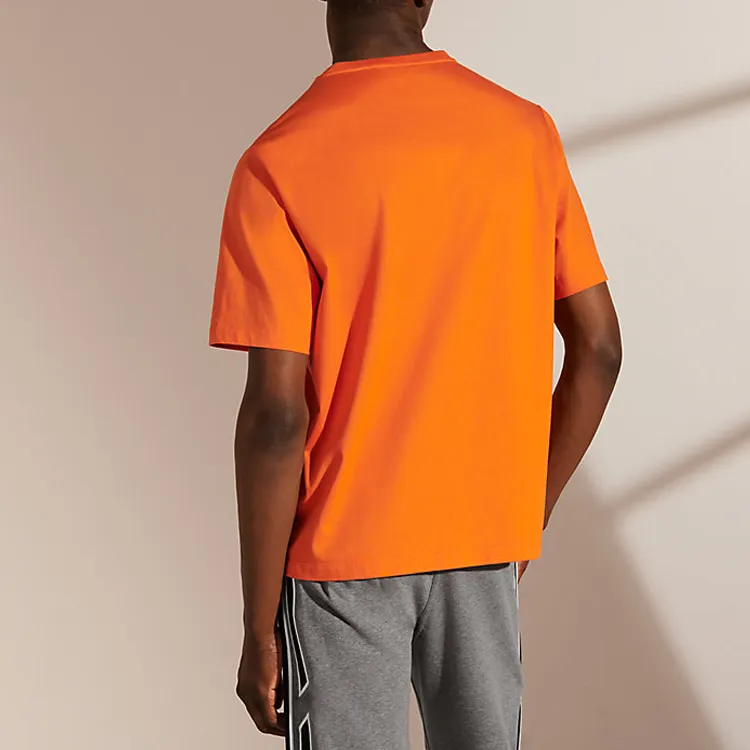 HERMES T-Shirts Men Orange-2