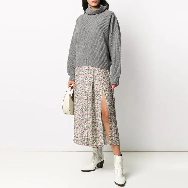 ISABEL MARANT FW21 Fitted Sweater Women's Dark Gray-2