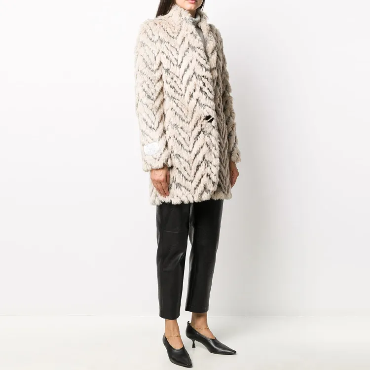 Stella McCartney Jackets Women's Black Beige-3