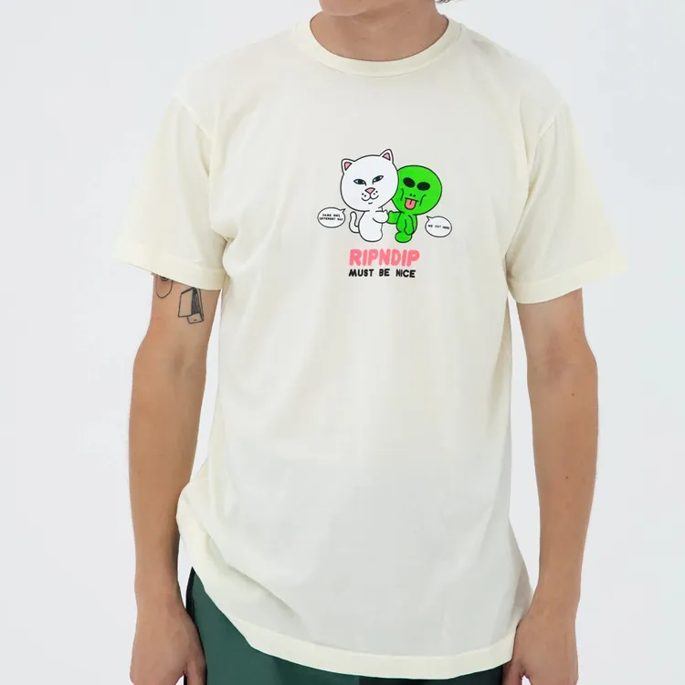 RIPNDIP Straight T-Shirt Unisex Pink-2