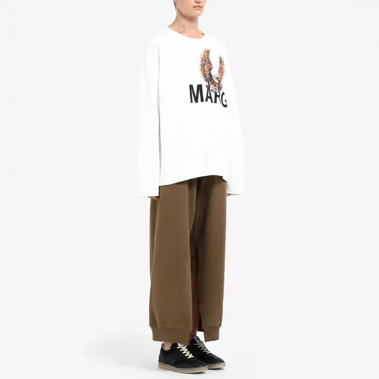 MM6 Maison Margiela Sweatshirts Women's White-3