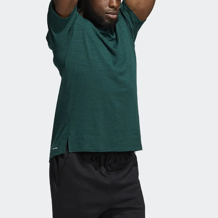 Adidas T-Shirts Men Dark Green-3