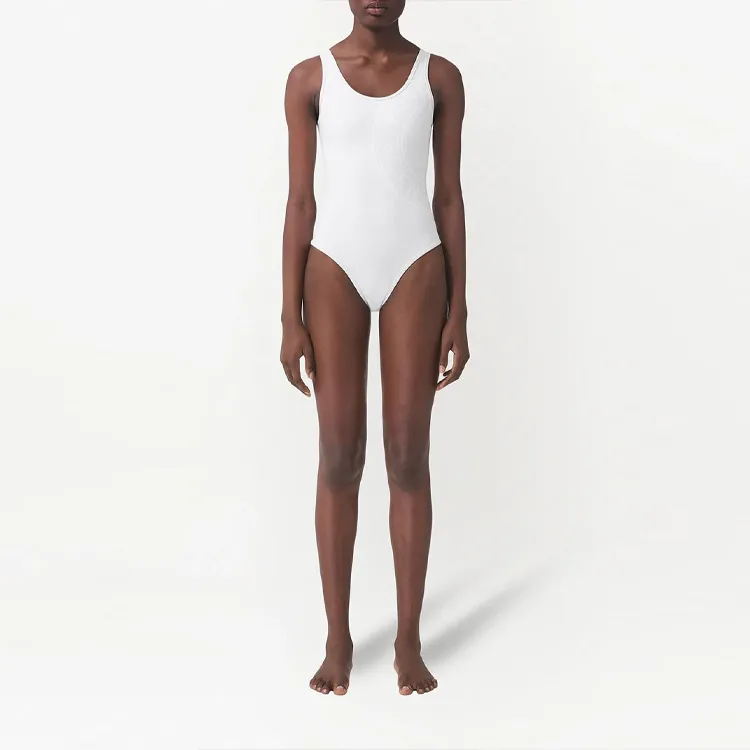 Burberry One piece Swimsuit Women's White-2