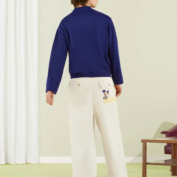 GUCCI Lovelight Series Sweater Men's Blue-2