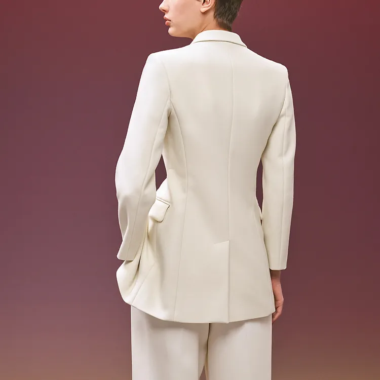 HERMES Business Suit Women's White-3
