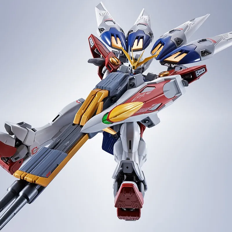 BANDAI Metal Robot Spirits New Mobile Report Gundam Wing Side Ms Wing Gundam Zero Figure White-6