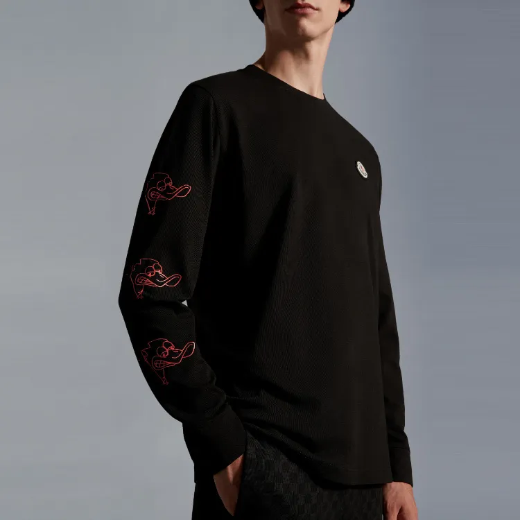 Moncler FW22 T Shirt Men's Black-3