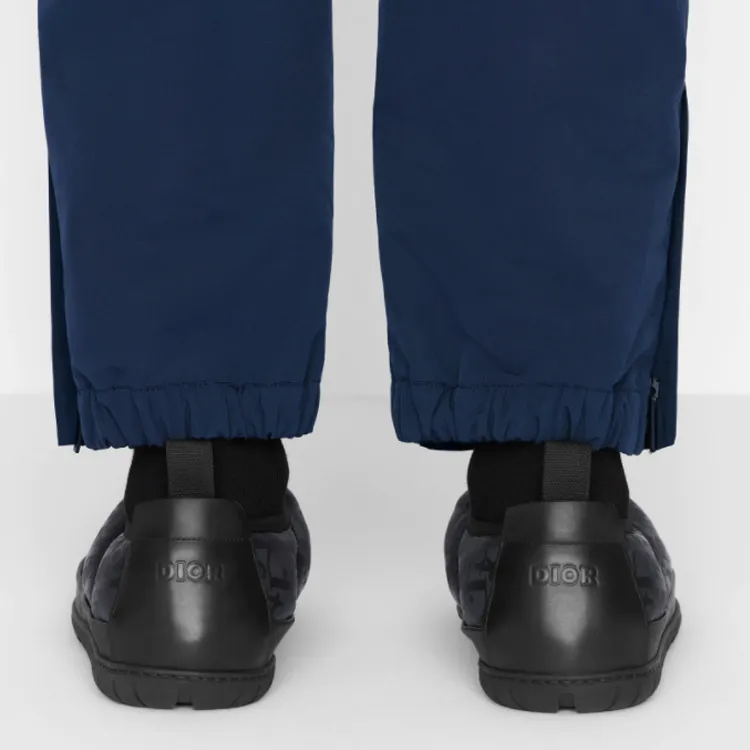 DIOR Snow Slipper Black Oblique Technical Fabric-5