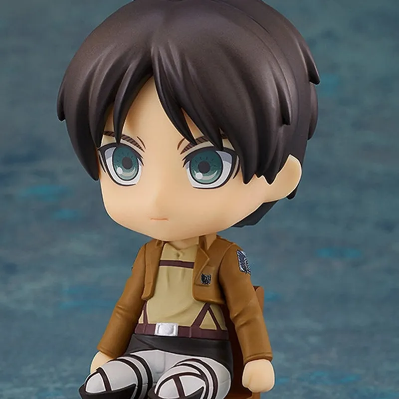 GSC Clay Figure Of Swacchao! Attack On Titan Eren Yeager Chibi Figures 9cm-4