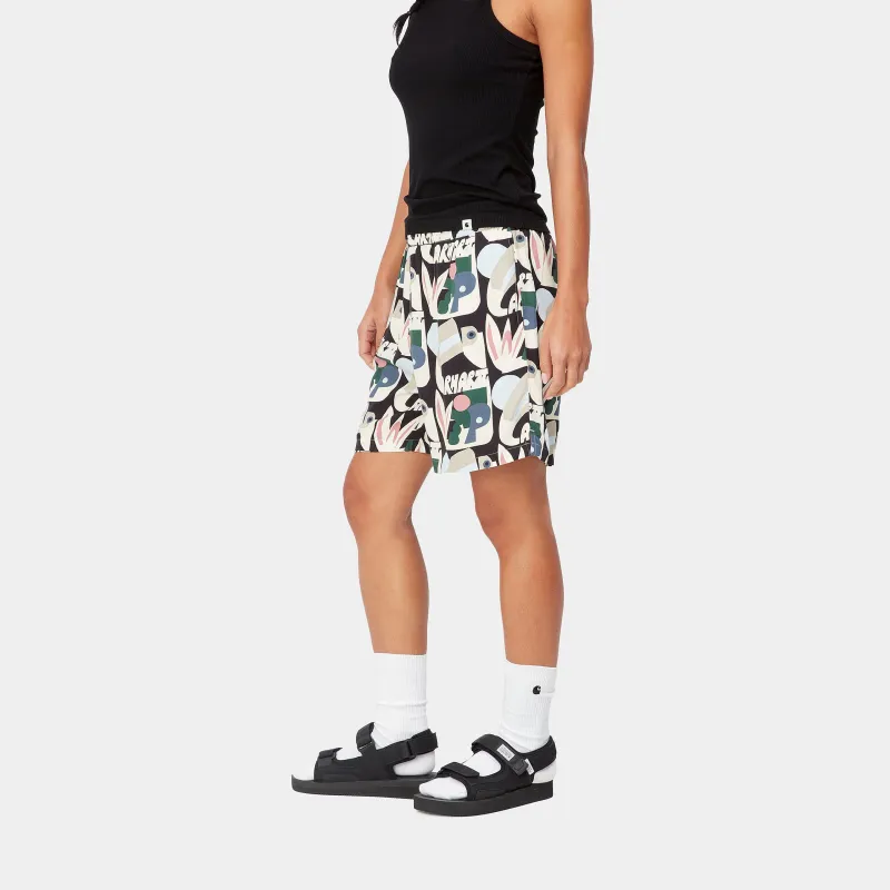Carhartt WIP High Tide Series Casual Shorts Women's Bird Of Paradise Print-5