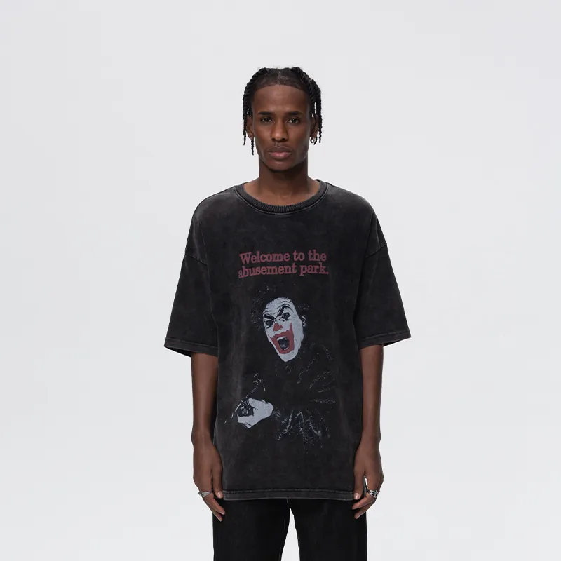 UNTILWERICH T Shirts Unisex Washed Gray-2