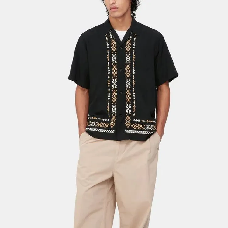 Carhartt WIP SS23 Frontier Frontier Series Shirts Men Black-2