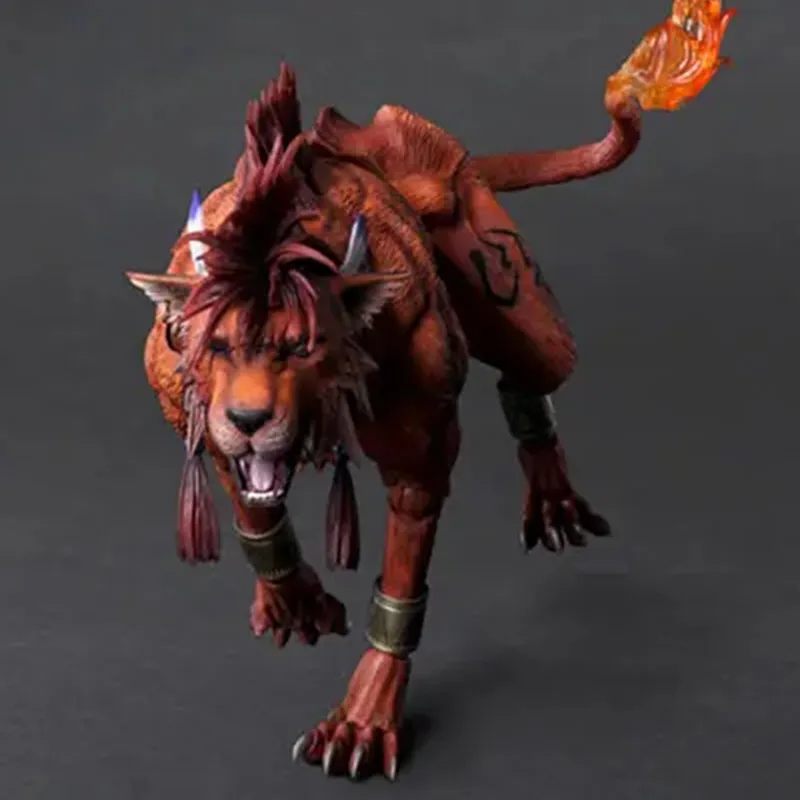 SQUARE ENIX Play Arts Adaptation Final Fantasy VII  Remastered Crimson XIII Action Figures 18cm-4