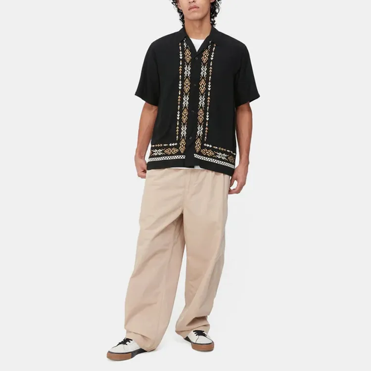 Carhartt WIP SS23 Frontier Frontier Series Shirts Men Black-4