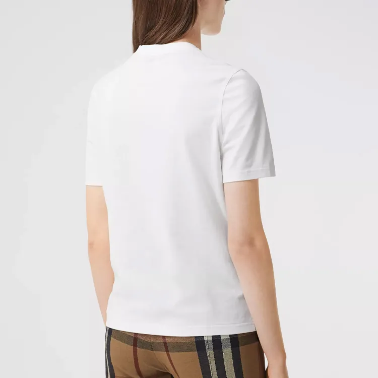 Burberry T Shirts Women's White-3
