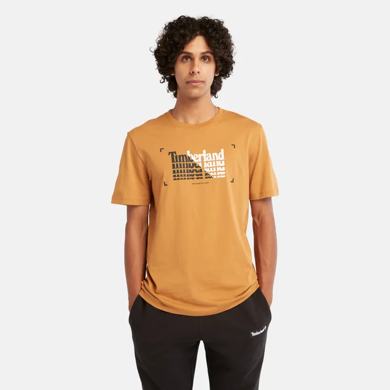 Timberland T Shirts Men Yellow-3