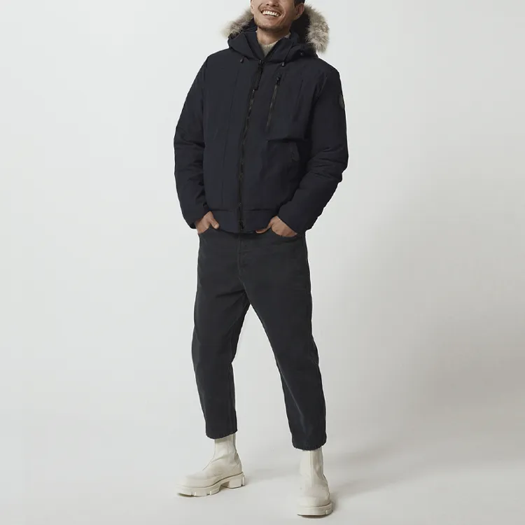 Canada Goose Down Jacket Men's Dark Blue-3