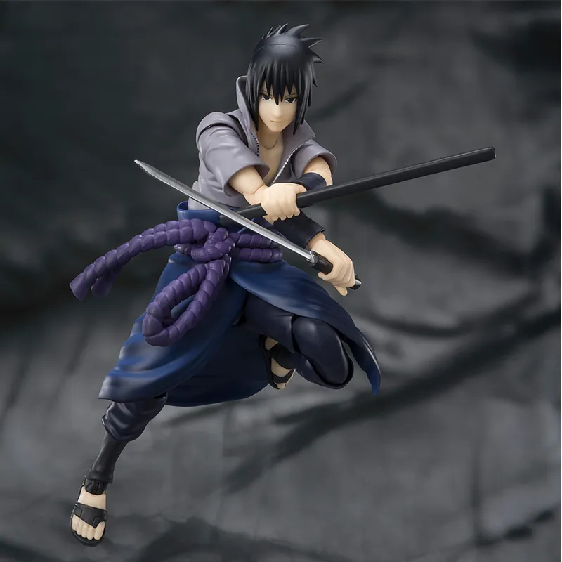 BANDAI Spirits Naruto S.H. Figuarts Sasuke Uchiha  He Who Bears All Hatred Action Figure-2