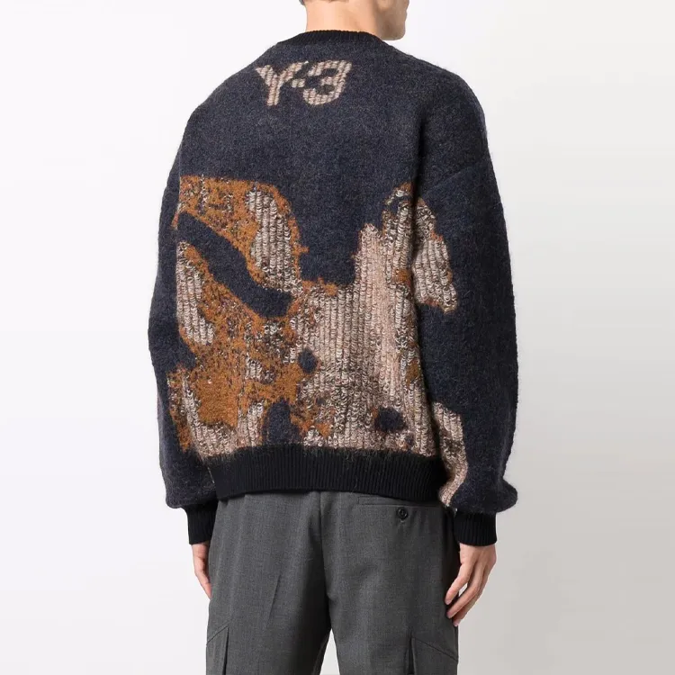 Y 3 Sweaters Men Brown-1