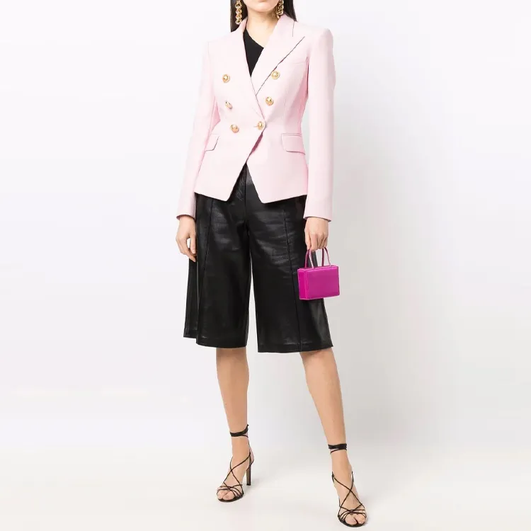 BALMAIN Peak Lapels Double breasted Blazer-1