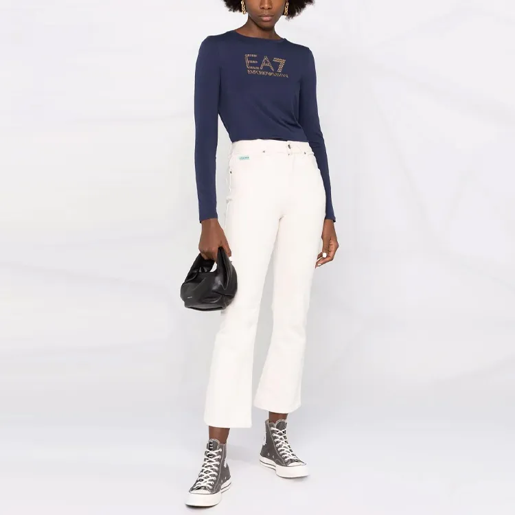 EMPORIO ARMANI T Shirts Women's Blue-1
