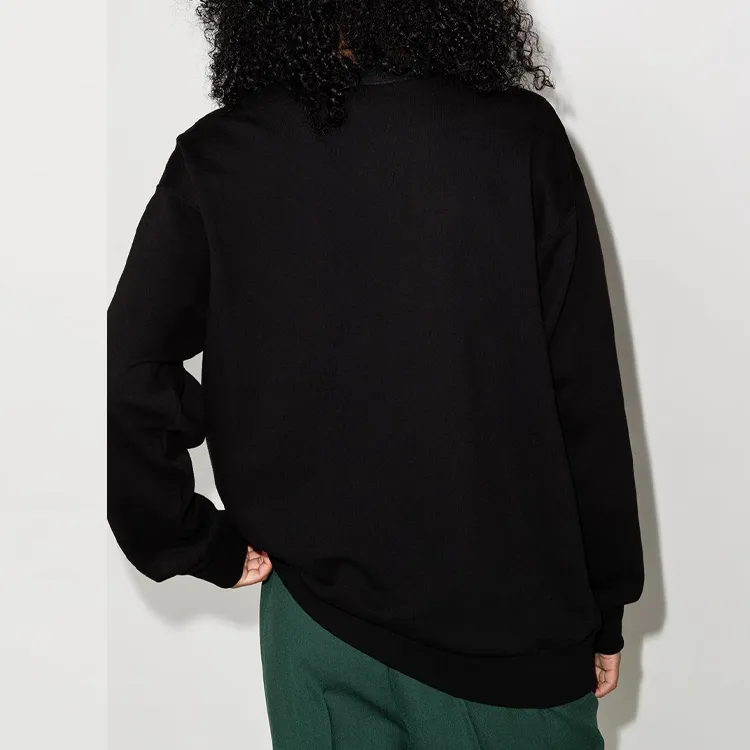 GUCCI 2010s Logo appliqué Cotton Sweatshirt-5
