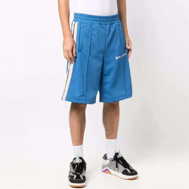 PALM ANGELS Sports Shorts Men Blue-1