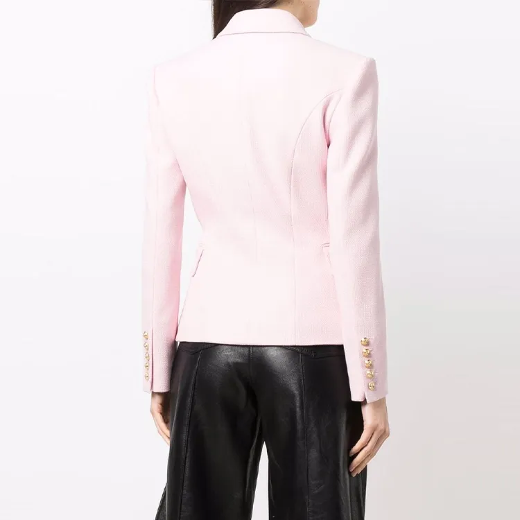 BALMAIN Peak Lapels Double breasted Blazer-3