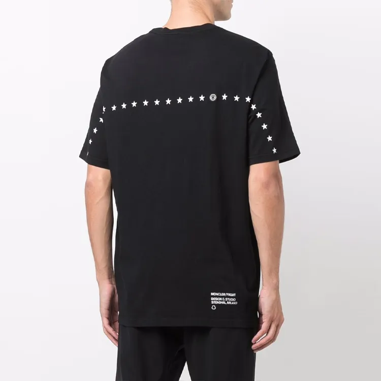MONCLER GENIUS Moncler X Fragment Hiroshi Fujiwara Logo Printed T Shirt-3