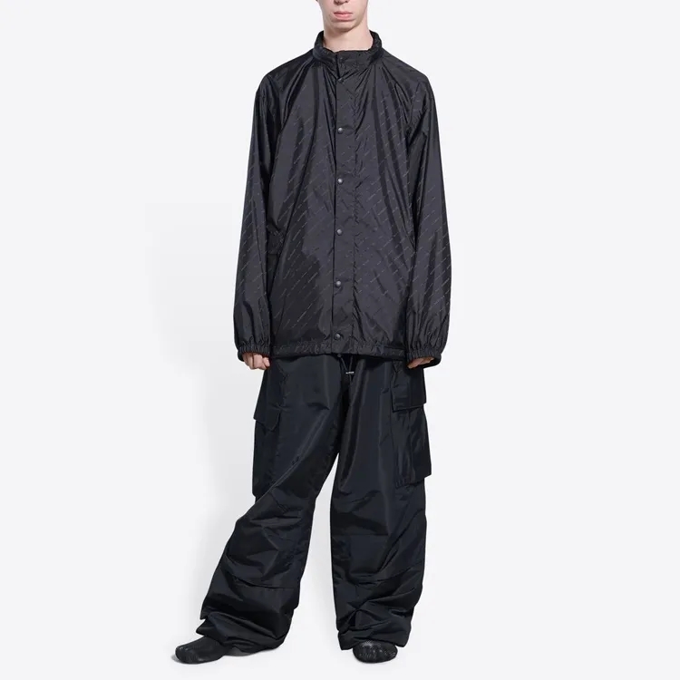 Balenciaga Jackets Men Black-2