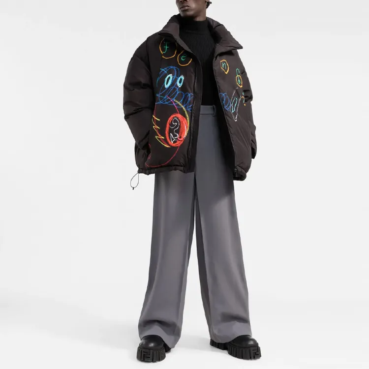 FENDI 2010s Logo print Jacket-1
