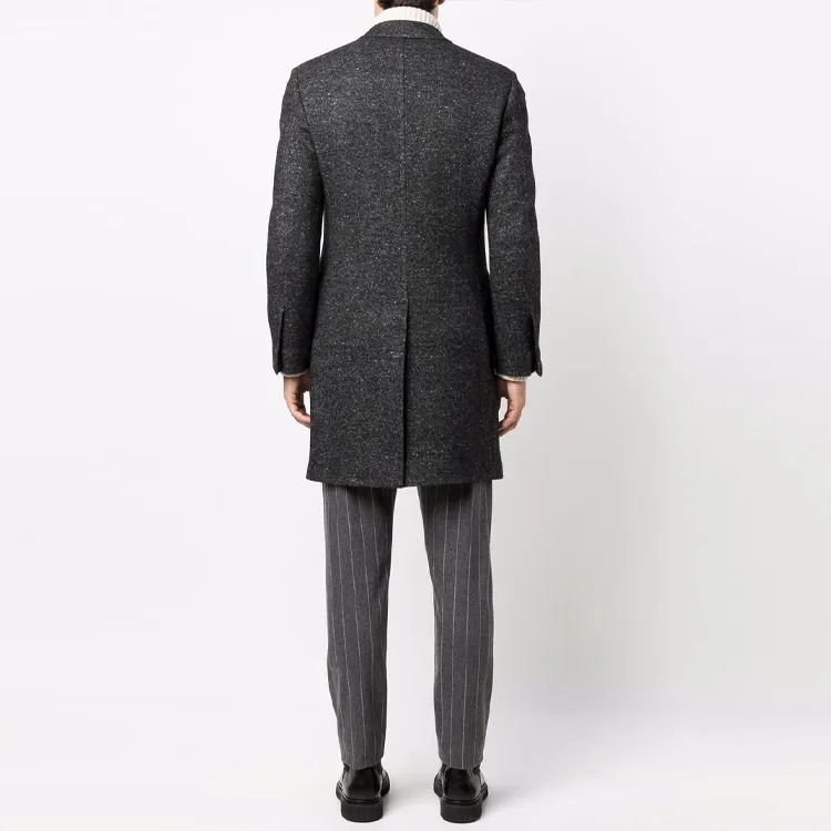 Ferragamo Coats Men Black-3