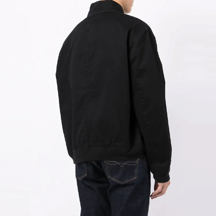 Polo Ralph Lauren FW21 Men's Logo Embroidered Stand Collar Jacket Black-3
