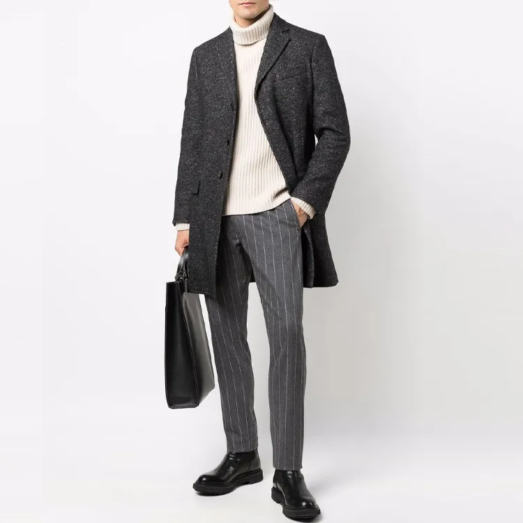 Ferragamo Coats Men Black-2