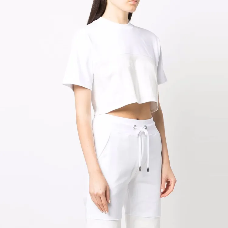 GCDS Crop Tops Women's White-3