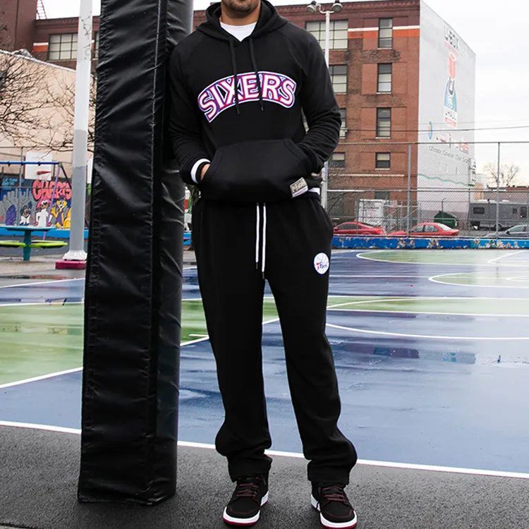 Mitchell Ness Sweatshirts Unisex Black-2