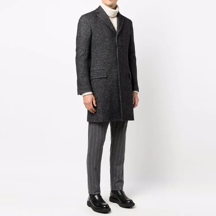 Ferragamo Coats Men Black-1