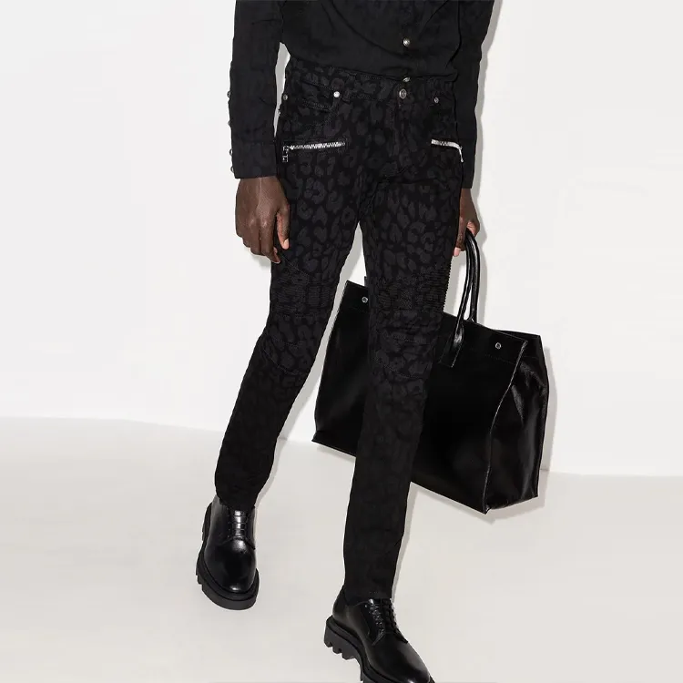 BALMAIN Jeans Men Black-1