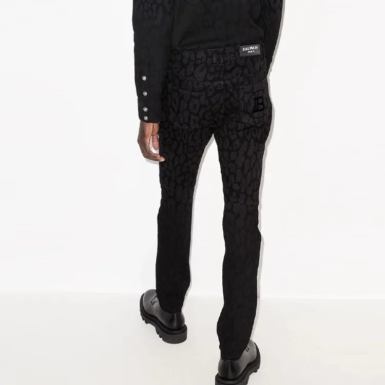 BALMAIN Jeans Men Black-2