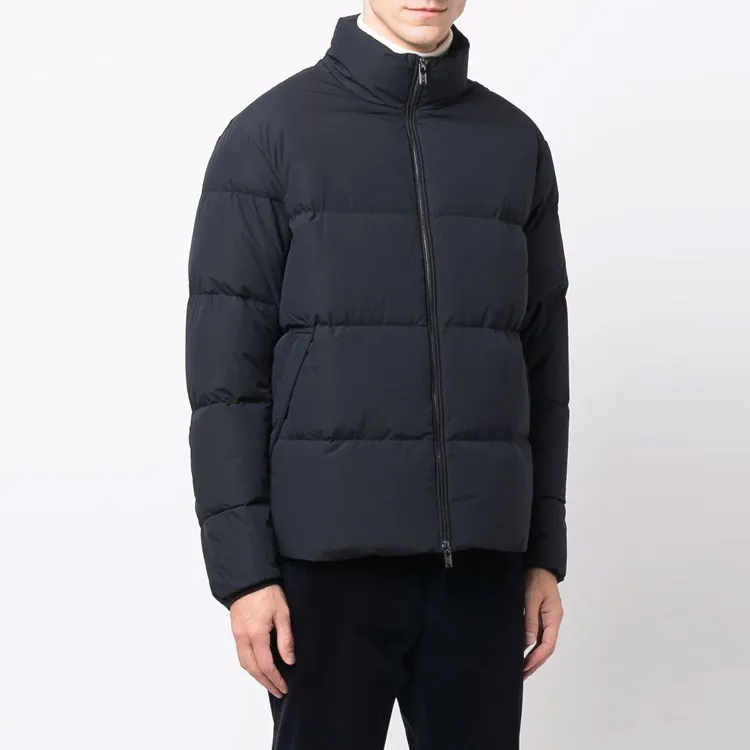 EMPORIO ARMANI Quilted Nylon Full zip Puffer Jacket-2
