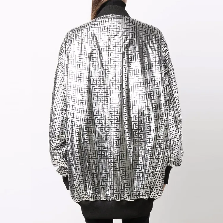 BALMAIN Jackets Women's Silver-3
