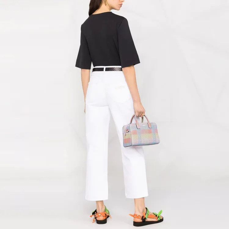 GANNI Basic Cotton Jersey T Shirt 'Black'-1