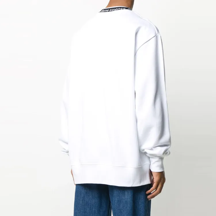 Acne Studios Logo Ribbed Crewneck Sweatshirt-2