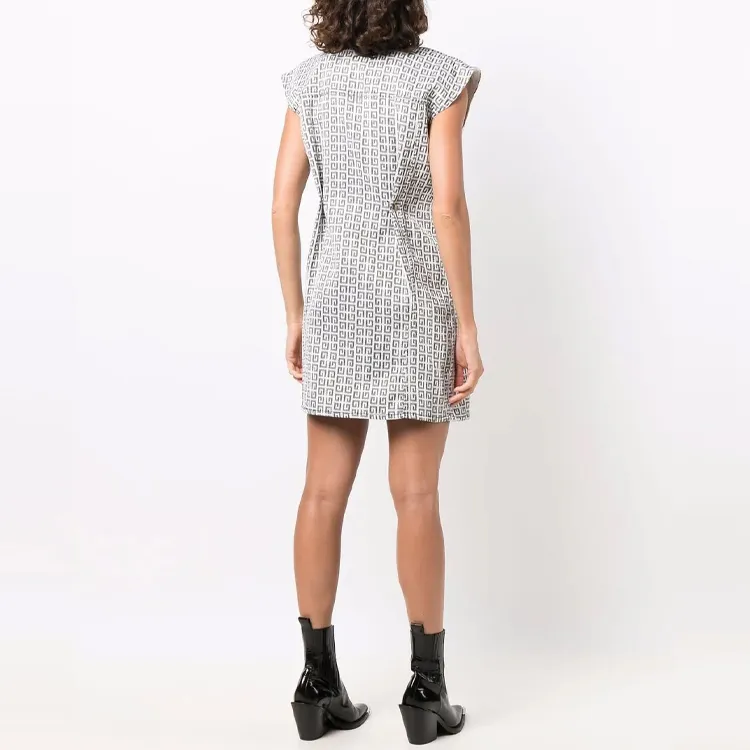 Givenchy Sleeveless Dresses Women's White-3